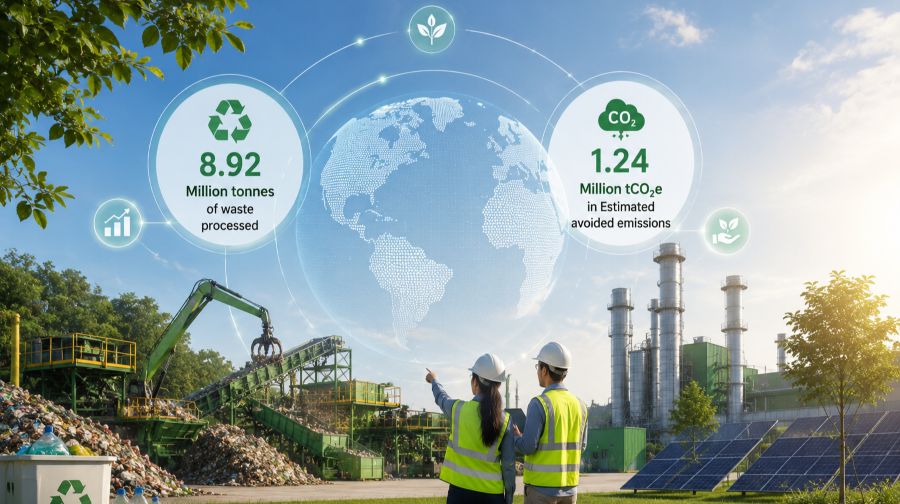 Blue Planet Reports 8.92 Million Tonnes of Waste Processed in First Sustainability Report